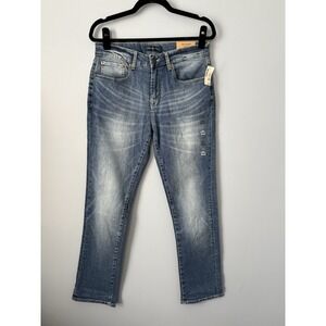 Aero Aeropostale Men's Denim Slim Straight Max‎ Stretch Jeans Size 30 X 30 NWT